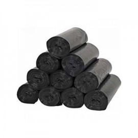 Bolsa negra 100 x 150 cm reciclable Bulto de 25 Kg BIODEGRADABLE-AbarrotesyMasLuz- Suministros y limpieza