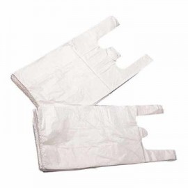 Bolsa polipapel tipo camiseta No. 2 color blanco 25 x 45 cm-AbarrotesyMasLuz- Suministros y limpieza