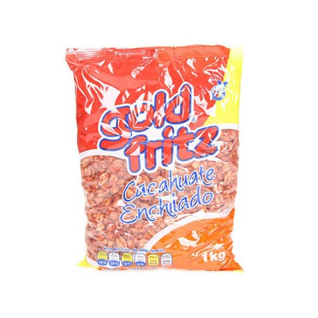 Cacahuate enchilado Bolsa de 1 Kg-AbarrotesyMasLuz- Cacahuates