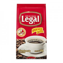 Cafe de Grano Legal Bolsa de 200 g-AbarrotesyMasLuz- Jugos y bebidas