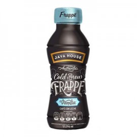 Cafe Frappe Vainilla Cold Brew Java House 12/296 mL-AbarrotesyMasLuz- Jugos y bebidas
