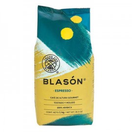 Cafe Molido Expresso Blason Bolsa azul de 400 g-AbarrotesyMasLuz- Abarrotes