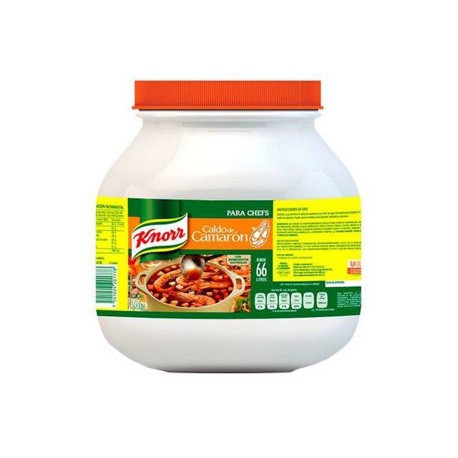 Caldo de camaron Knorr Tarro de 1.6 Kg-AbarrotesyMasLuz- Caldo de camarón