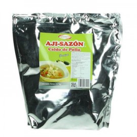 Caldo de pollo Aji-Sazon Premium etiqueta verde Bolsa de 2.7 Kg-AbarrotesyMasLuz- Caldos y consomés