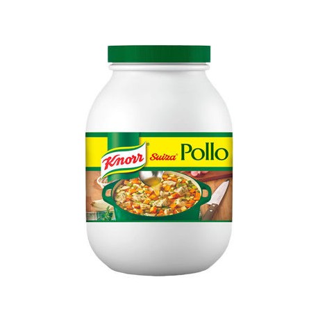 Caldo de pollo Knorr Suiza Tarro de 3.5 Kg-AbarrotesyMasLuz- Caldos y consomés