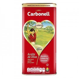 Aceite de oliva puro Carbonell Lata de 950 mL-AbarrotesyMasLuz- Ingredientes para cocina españo