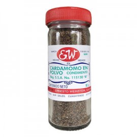 Cardomomo en polvo Ernesto Weinstein Frasco de 90 g-AbarrotesyMasLuz- Condimentos