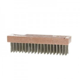Cepillo de alambre rectangular H0036 7 x 2 cm-AbarrotesyMasLuz- Cepillos