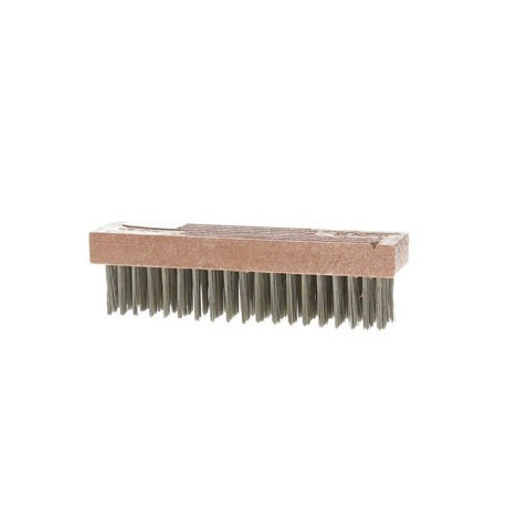 Cepillo de alambre rectangular H0036 7 x 2 cm-AbarrotesyMasLuz- Cepillos