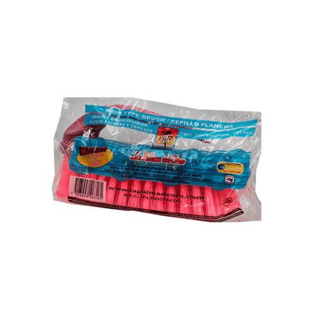 Cepillo plancha de 16.5 cm color rojo con asa para baños Palma de Oro-AbarrotesyMasLuz- Productos de limpieza