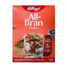 Cereal All-Bran Flakes Natural 570 g Kelloggs BF (Hojuela)-AbarrotesyMasLuz- Cereales