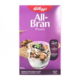 Cereal All-Bran Pasas Kelloggs de 490 g (IEPS inc) ABF-AbarrotesyMasLuz- Cereal a granel
