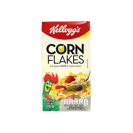 Cereal Corn Flakes individual Kelloggs 50 cajitas de 25 g (IEPS inc.) CF-AbarrotesyMasLuz- Abarrotes