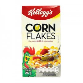 Cereal Corn Flakes individual Kelloggs 50 cajitas de 25 g (IEPS inc.) CF-AbarrotesyMasLuz- Cereal Individual