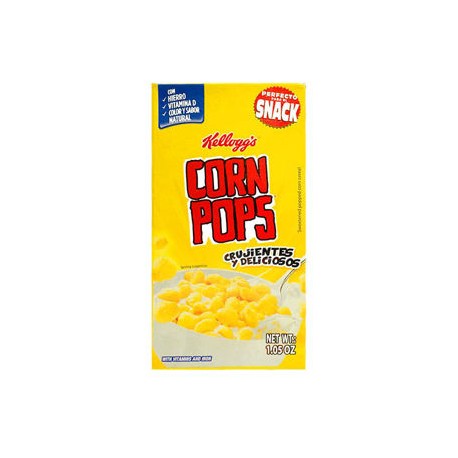 Cereal Corn Pop individual Kelloggs 50 cajitas de 30 g (IEPS inc.) CP-AbarrotesyMasLuz- 