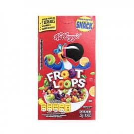 Cereal Froot Loops individual Kelloggs 50 cajitas de 25 g (IEPS inc.) FL-AbarrotesyMasLuz- Abarrotes