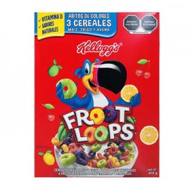 Cereal Froot Loops Kelloggs de 410 g (IEPS inc.) FL-AbarrotesyMasLuz- Cereales