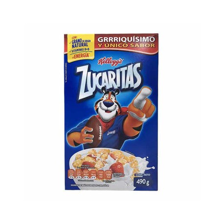 Cereal Zucaritas Kelloggs de 490 g (IEPS inc.) ZUC-AbarrotesyMasLuz- Cereal a granel