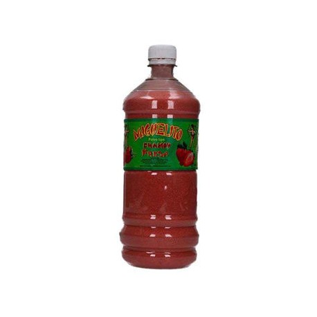 Chamoy de Fresa en polvo Miguelito Botella de 980 g (IEPS inc.)-AbarrotesyMasLuz- Jugos y bebidas