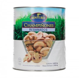 Champiñon rebanado Monte Rey Lata de 2.835 Kg-AbarrotesyMasLuz- Abarrotes