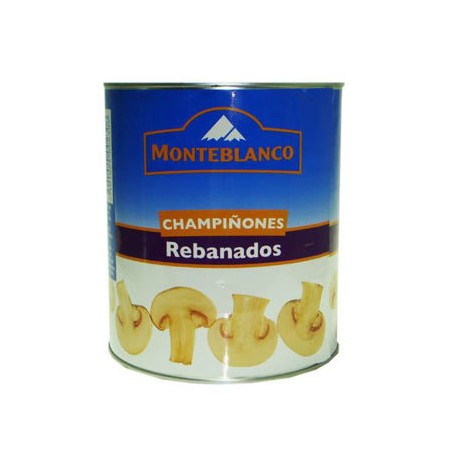 Champiñon rebanado Monteblanco Lata de 2.835 Kg-AbarrotesyMasLuz- Conservas