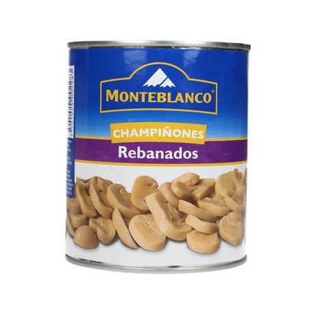 Champiñon rebanado Monteblanco Lata de 800 g-AbarrotesyMasLuz- 