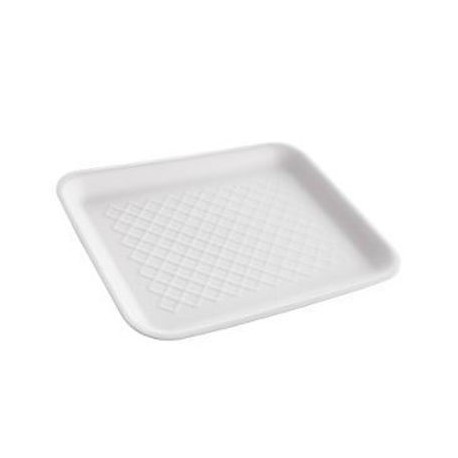 Charola rectangular unicel No. 855 Picnic Paquete de 500 piezas-AbarrotesyMasLuz- Platos de unicel