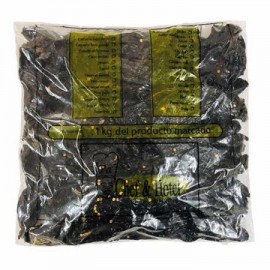 Chile Pasilla despatado Chef & Hotel Bolsa de 1 Kg-AbarrotesyMasLuz- Chiles secos enteros