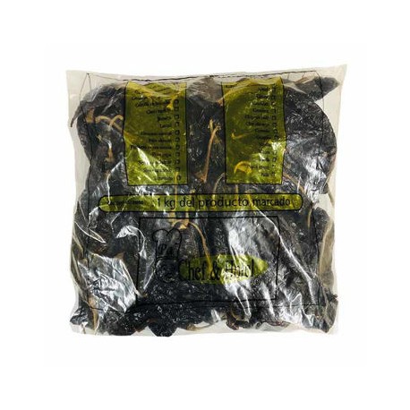 Chile Pasilla Flor Seleccionado Chef & Hotel Bolsa de 1 Kg-AbarrotesyMasLuz- Chiles secos enteros