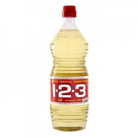 Aceite vegetal 123 12 Botellas de 1 L-AbarrotesyMasLuz- Aceite vegetal