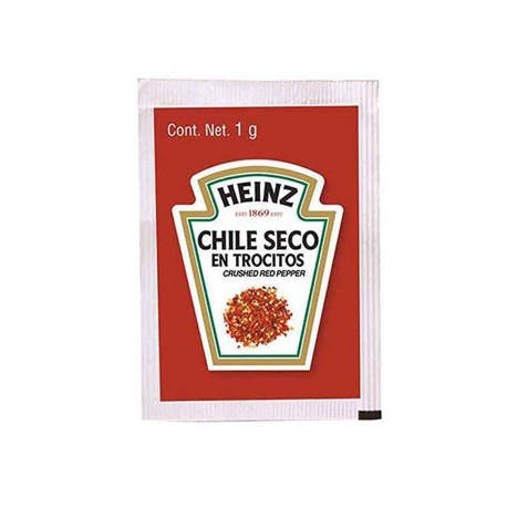 Chile rojo quebrado Heinz 400 sobres de 1 g-AbarrotesyMasLuz- Chiles secos