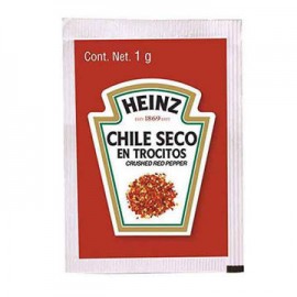 Chile rojo quebrado Heinz 400 sobres de 1 g-AbarrotesyMasLuz- Chiles secos molidos