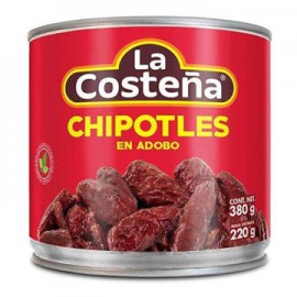 Chiles chipotles La Costeña Lata de 380 g-AbarrotesyMasLuz- Conservas
