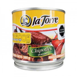 Chiles Chipotles La Torre Lata de 380 g-AbarrotesyMasLuz- 