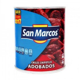 Chiles Chipotles San Marcos Lata de 800 g-AbarrotesyMasLuz- Chiles chipotles