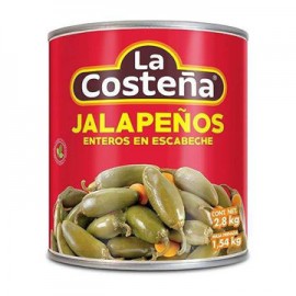 Chiles Jalapeños La Costeña Lata de 2.8 Kg-AbarrotesyMasLuz- Conservas