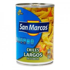 Chiles Largos San Marcos Lata de 400 g-AbarrotesyMasLuz- Conservas