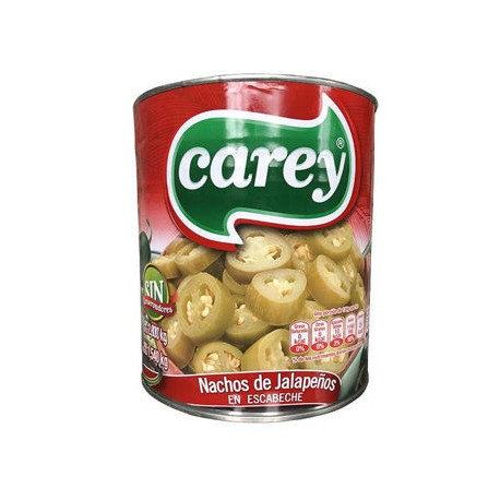 Chiles nachos Carey Lata de 2.8 Kg-AbarrotesyMasLuz- Abarrotes
