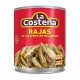 Chiles Rajas La Costeña 12 latas de 820 g-AbarrotesyMasLuz- Chiles en rajas