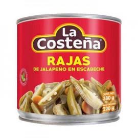 Chiles Rajas La Costeña Lata de 380 g-AbarrotesyMasLuz- Abarrotes