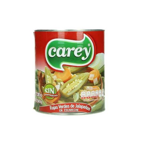 Chiles Rajas Lata 2.8 Kg. CAREY-AbarrotesyMasLuz- Conservas