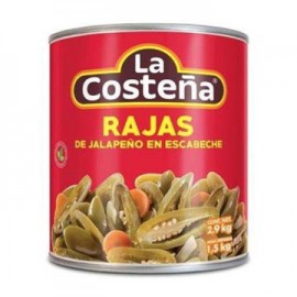 Chiles Rajas Lata 2.8 Kg. Costeña-AbarrotesyMasLuz- Abarrotes