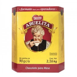 Chocolate Abuelita 24 Tablillas Envueltas 2.16 Kg  (IEPS INC.)-AbarrotesyMasLuz- Jugos y bebidas