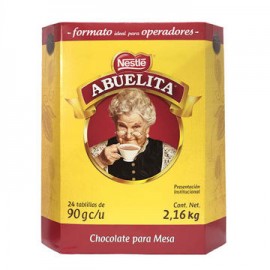 Chocolate Abuelita 24 Tablillas Envueltas 2.16 Kg  (IEPS INC.)-AbarrotesyMasLuz- Chocolate