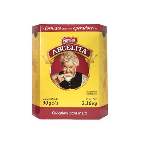 Chocolate Abuelita 24 Tablillas Envueltas 2.16 Kg  (IEPS INC.)-AbarrotesyMasLuz- Panadería y repostería