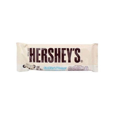Chocolate Cookies & Cream 6 Barras/ 30 Grs. Hershey-AbarrotesyMasLuz- Dulces