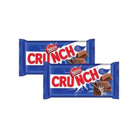 Chocolate Crunch 6 barras de 40 g (IEPS inc.)-AbarrotesyMasLuz- Chocolates individuales