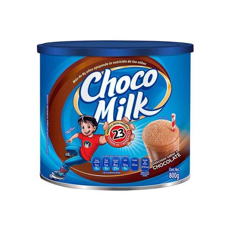 Chocolate en polvo Chocomilk Lata de 800 g (IEPS inc.)-AbarrotesyMasLuz- Jugos y bebidas