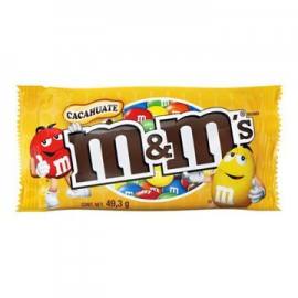 Chocolate M&M´s Amarillo con cacahuate paquete de 6 piezas (IEPS inc.)-AbarrotesyMasLuz- Dulces