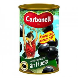 Aceituna Negra  DESHUESADA Carbonel  Lata de 340 gr-AbarrotesyMasLuz- Conservas